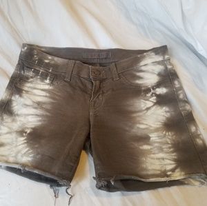 J Brand tie dye cotton shorts